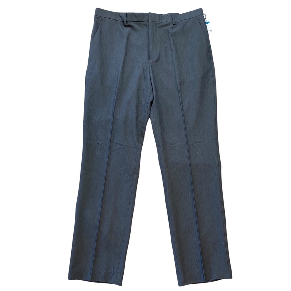 Perry Ellis Portfolio Resolution Modern Fit Smoked Pearl Gray Slacks Mens‎ 36X32